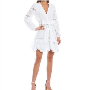 Gianni Bini White Eyelet Dress